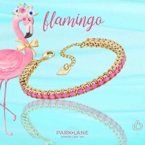 Park Lane “Flamingo” Micro Impression Bracelet! BNIB!! Limited Edition!!!